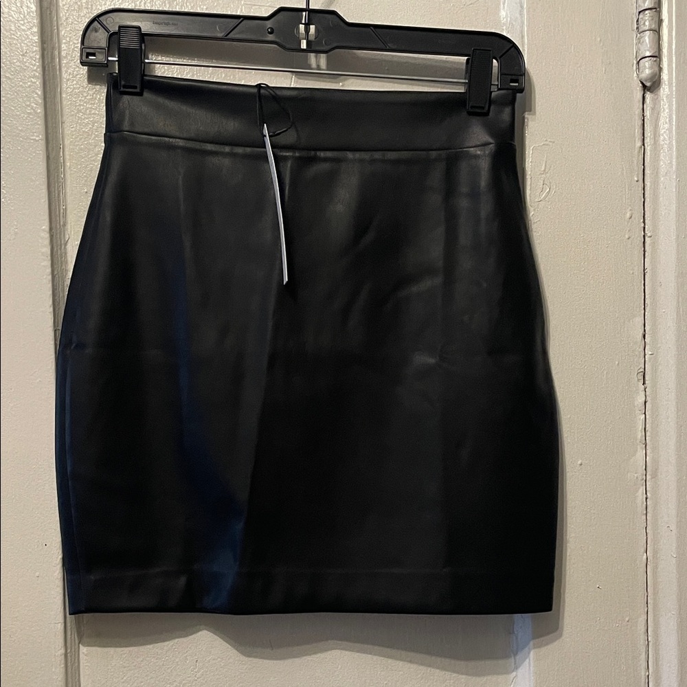 susana monaco Faux Leather Mini Pencil Skirt - Picture 6 of 7